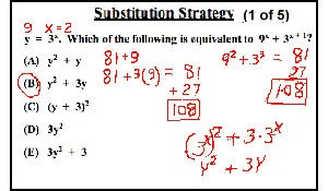 SAT Substitution Strategy 1 of 5