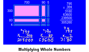 Review of Whole Number Multiplication