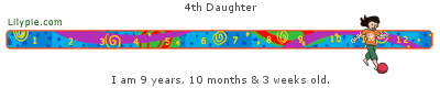 Lilypie Kids birthday Ticker