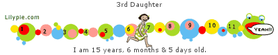 Lilypie Kids birthday Ticker