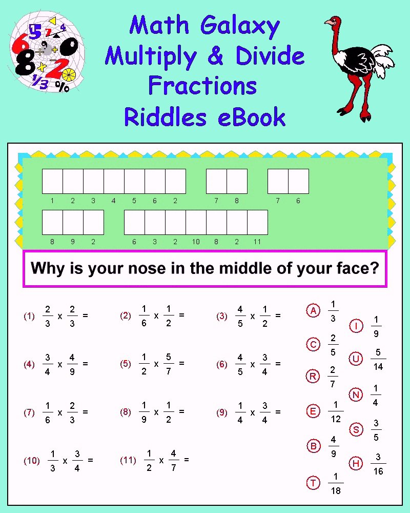 Multiply & Divide Fractions eBook