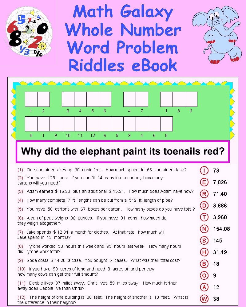 Word Problems eBook